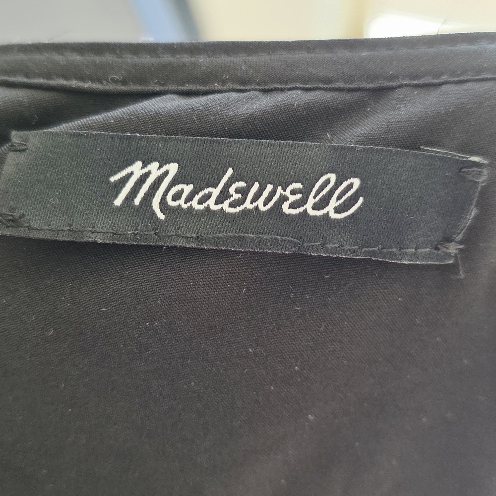 Madewell Velvet Wrap Top in Petite Blooms Multicolor Top Women's Size S - Picture 11 of 11